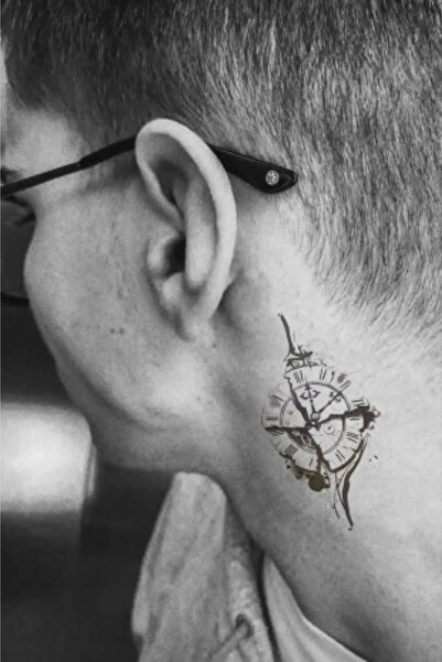 Barly Geçici Mini Saat Dövme Tattoo