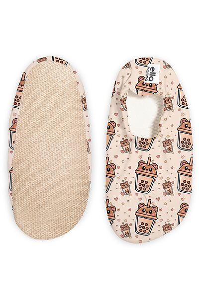 Ella Bonna Unisex Baby and Kids Sea Shoes, Heart Bubble Tea and Pool Booties