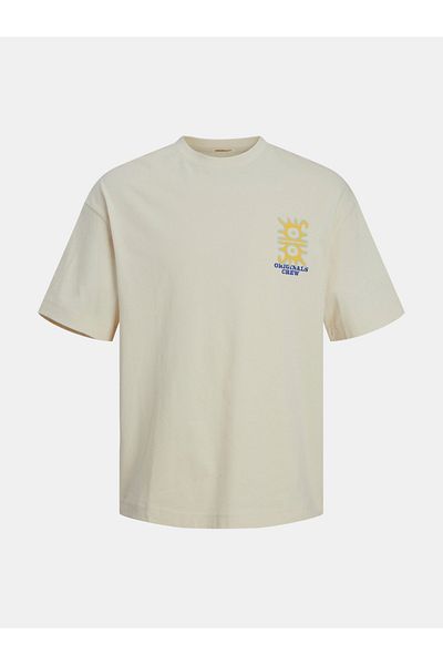 Jack & Jones تي شيرت برقبة دائرية وطبعة جرافيك
