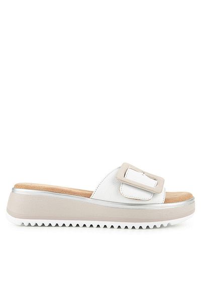 Hush Puppies İcyi Anatomical Sole Genuine Leather Women's Slippers