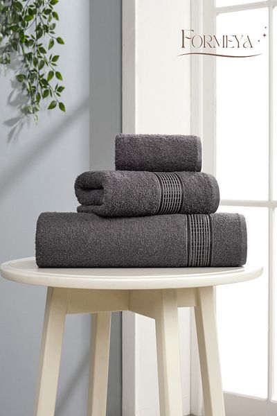 Formeya 3-teiliges Badetuch-Set Badetuch-Set