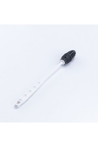 Bimotif Silicone Jar Washing Brush - Long Handle White