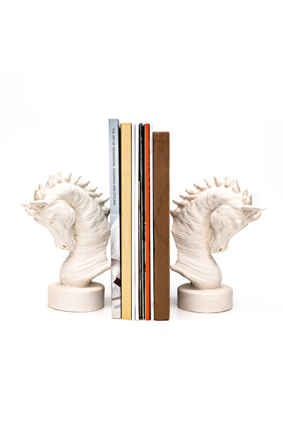 Missi 2'li Yasemin Sandal Kokulu Arap Atı Kitap Tutacağı/heykel