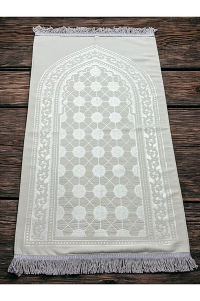 AYHANHOME Πλεκτό χαλί προσευχής δώρου με κρόσσια