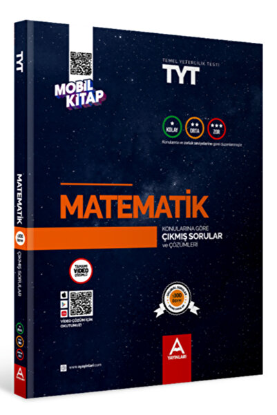 A Yayınları TYT Matematik Konularına Ve Zorluk Derecesine Göre Çıkmış Sorular