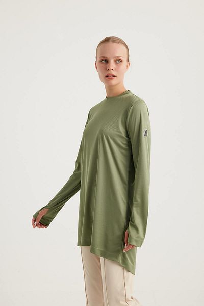 FD SPORTS Pastel Green Train-Fit Crew Neck Quick Dry Tracksuit
