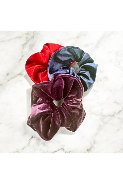 sevimli als accessories Ženska gumica za kosu Simt kopča Somot trostruka crve...