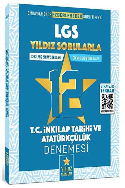 Sınav Yayınları Yıldız Sorular 8. Sınıf Lgs T.c. Inkılap Tarihi Ve Atatürkçül...