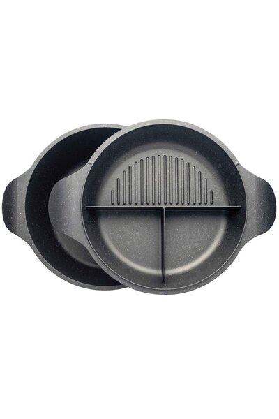 Neoklein Neoklein CS30-Black 2in1 pot, with lid that can be used as a frying pan, 30 cm, 8.8 L, aluminum, Black