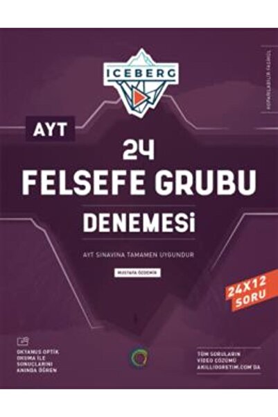 Okyanus Yayınları Okyanus Yks Ayt Felsefe Grubu Iceberg 24 Deneme