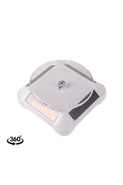 Nobbystar Solar Powered Rotating White Stand