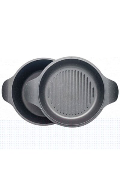 Neoklein Neoklein CS24-Black 2in1 pot, with lid that can be used as a frying pan, 24 cm, 4.4 L, aluminum, Black