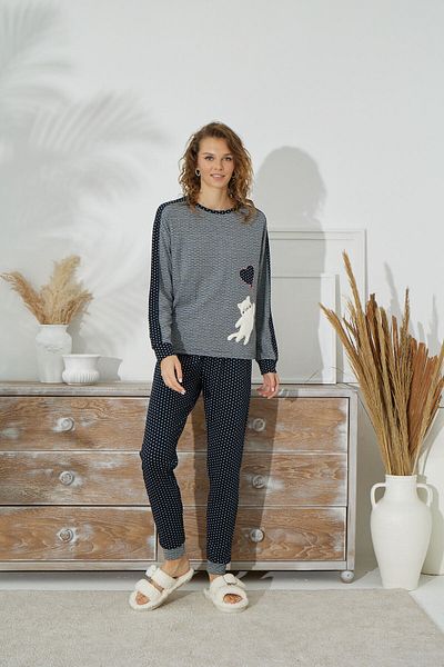 Sevim SEVİM 15142 SET DE Pijamale BRODAT