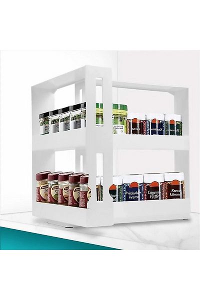 sharpdo Rotatable Storage Box Food Storage Rack