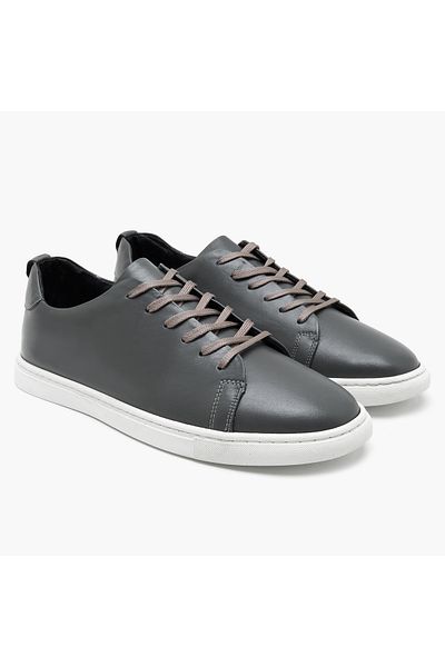 Desa Ανδρικά δερμάτινα αθλητικά παπούτσια Clyde Grey