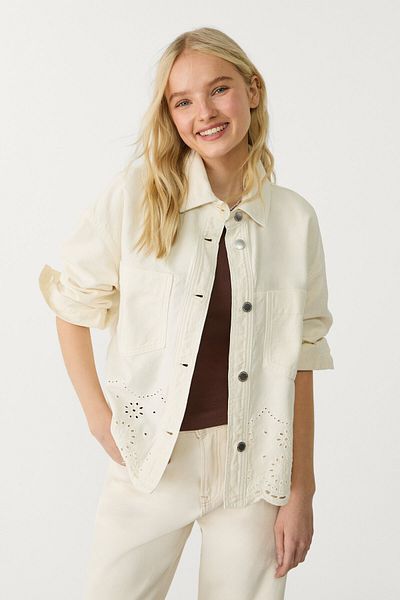 Stradivarius Embroidered jacket