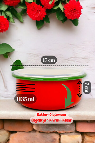 İnci Emaye No. 16 Enamel Storage Container