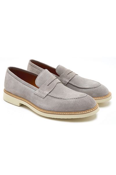Desa Chuck Gray Men's Suede Leather Casual Shoes