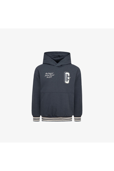 Converse Retro Varsity Çocuk Siyah Sweatshirt
