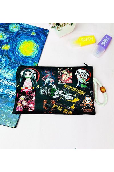Gift Moda Πορτοφόλι υφασμάτινη θήκη για στυλό Anime Mix Design