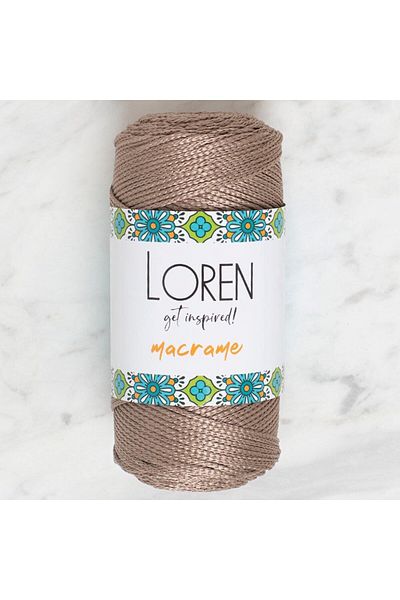 SAVA HOME COLLECTİON Прежда за ръчно плетене Loren Macrame Mink - RM 040 - 34327
