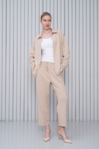 Miss Dünya Lissa Women's Long Sleeve Shirt Short Leg Bottom-Top Suit