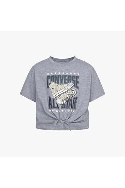 Converse Classic Çocuk Gri T-Shirt