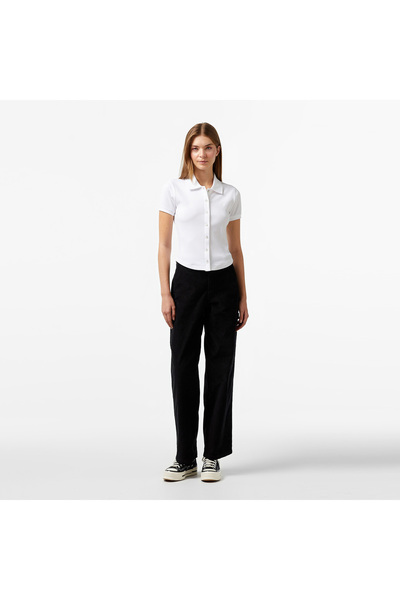 Converse Slim Fit Kadın Beyaz Gömlek