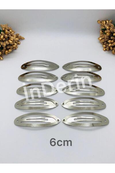 İnDerin Cataramă metalică 6 cm 50 buc. placată cu nichel