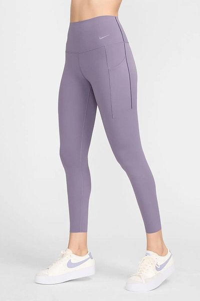 Nike Cursa Universa Dri Fit pentru femei cu talie înaltă 7/8 lungime tăiată cu laser