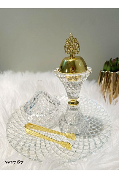 co arma 4 in 1 Royal Crystal Incense Burner Set