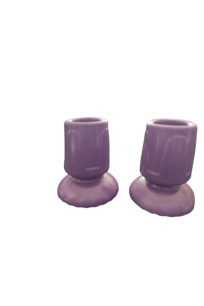 MEDLIVE Asa, baston, koltuk değneği lastiği kaymaz mor renk ×2