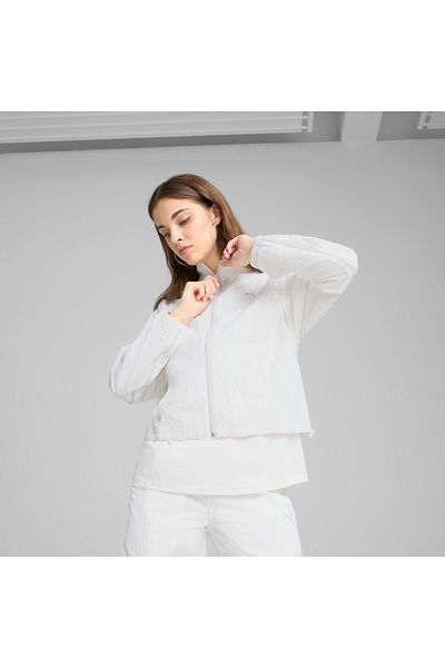 Puma Dare to Zip-Off Woven Women's White Jacket