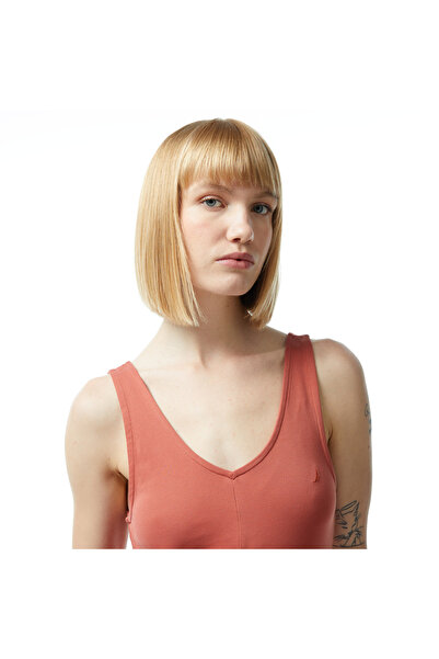 Nautica Kadın Kiremit Standart Fit Askılı Elbise