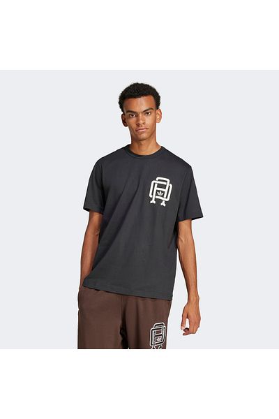 adidas Q12 Varsity Men's Black T-Shirt
