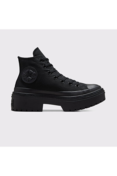 Converse Τσακ Τέιλορ Όλ Σταρ Μαύρο Ουνισέξ Σνίκερ Πλατφόρμας με Τραχιά Σόλα