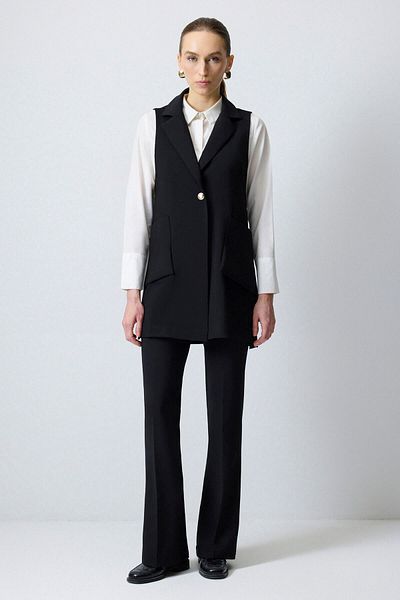 Touché Privé GOLD BUTTON DETAILED VEST