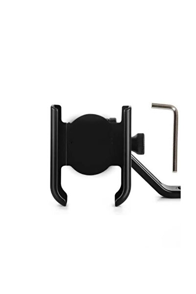 Kumsal Hediyelik Motosiklet Metal Telefon Tutucu - Aynaya Montaj