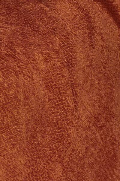 Latuda Home Zenit Koltuk Örtüsü 175x350 XLARGE Dekoratif Jakarlı Şönil   | Kanepe Örtüsü |  Kaymaz , Kiremit