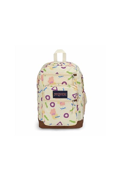 Jansport Cool Student Memphis Mood Neon Cream School Backpack