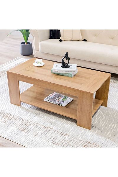 Danube Home Kairo Coffee Table – Almond L110xW54xH45cm - Almond