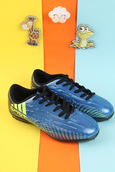 Moda Lime Covor de iarbă profesională, talpă din cauciuc, pantofi de fotbal unisex, pantofi de fotbal, pantofi de fotbal