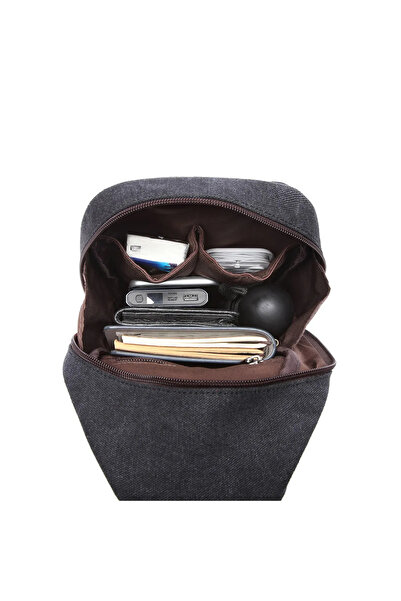 ergül çanta Унісекс Водонепроникна Сумка-бодібег з канвасу, що носить як на спині, так і через плече