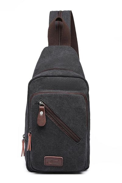 ergül çanta Unisex Αδιάβροχη τσάντα σώματος από καμβά και πλάτη και σταυρό