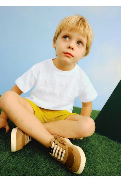 MAYORAL 04-10 Years Old Boy White Knitted T-Shirt - White