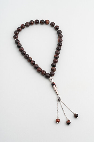 So CHIC... Rozariu din argint 23 cm cu piatra naturala ochi de tigru