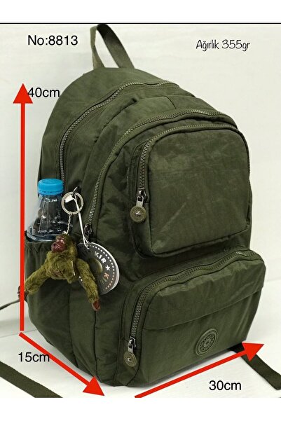 Çanta Trend Geantă de școală neagră, unisex, cu mai multe compartimente, din ...