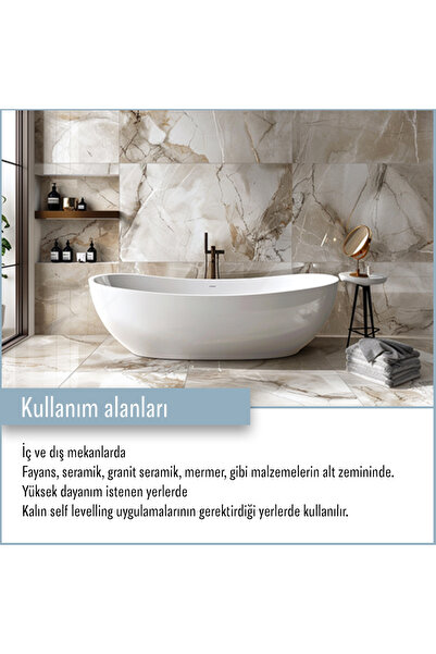 isolion SLF 155 Tek Bileşenli Kendiliğinden Yayılan (SELF LEVELLING) Tesviye Şapı-25 Kg