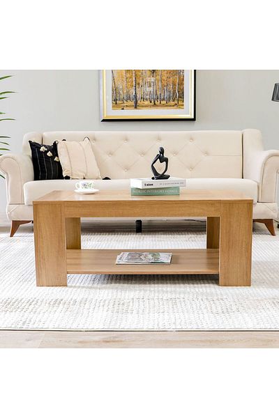 Danube Home Kairo Coffee Table – Almond L110xW54xH45cm - Almond