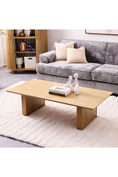 Danube Home Calibra Coffee Table  L140xW70xH40cm - Light Oak
